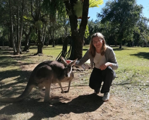 Maren mit Känguru Maren mit Känguru